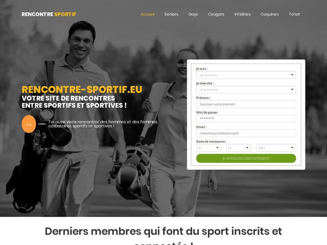 Rencontre-sportif.eu : Site de rencontres entre sportifs